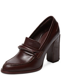 Veronique Branquinho High Heel Leather Loafer