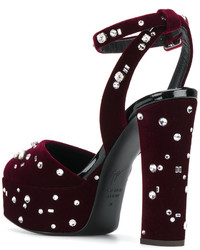 Giuseppe Zanotti Design Dazzling Betty Platform Sandals