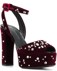 Giuseppe Zanotti Design Dazzling Betty Platform Sandals