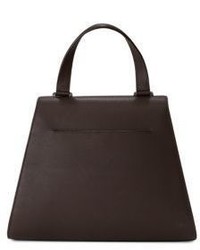 Akris Alba Top Handle Leather Handbag