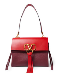 Valentino Garavani Vee Ring Medium Color Block Shoulder Bag