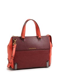 Marc by Marc Jacobs Sheltered Island Colorblock Satchel Cabernet Red Multi
