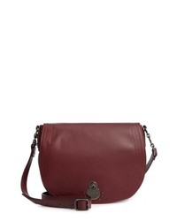 Longchamp Medium Cavalcade Leather Saddle Bag