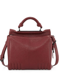 3.1 Phillip Lim Ryder Small Leather Satchel Bag Burgundy