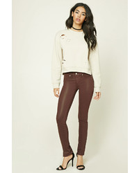 faux leather skinny pants forever 21