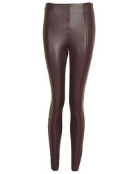 Topshop Percy Faux Leather Skinny Pants