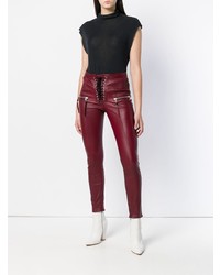 Unravel Project Skinny Lace Up Trousers