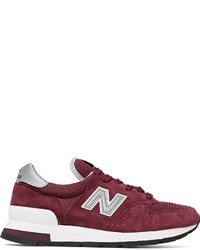 New Balance 995 Suede Mesh And Leather Sneakers