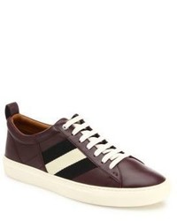 Bally Lace Up Leather Sneakers