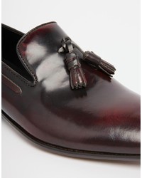 Asos Tassel Loafers In Leather