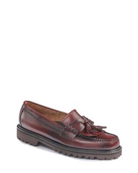 G.H. Bass & Co. Layton Lug Sole Loafer In Burgundy At Nordstrom