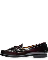 Cole Haan Pinch Grand Leather Tassel Loafer Burgundy
