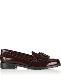 Tod's Polished Leather Loafers