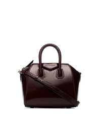 Givenchy Burgundy Antigona Mini Leather Bag