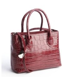 Furla Coral Pink Leather Martha Top Handle Bag