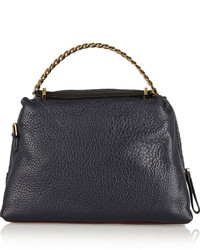 Halston Heritage Two Tone Textured Leather Tote