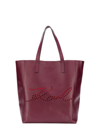 Karl Lagerfeld Ksignature Perforated Shopper Tote