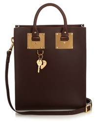 Sophie Hulme Mini Albion Buckle Leather Tote
