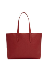 Dolce And Gabbana Red Dauphine Shopping Tote