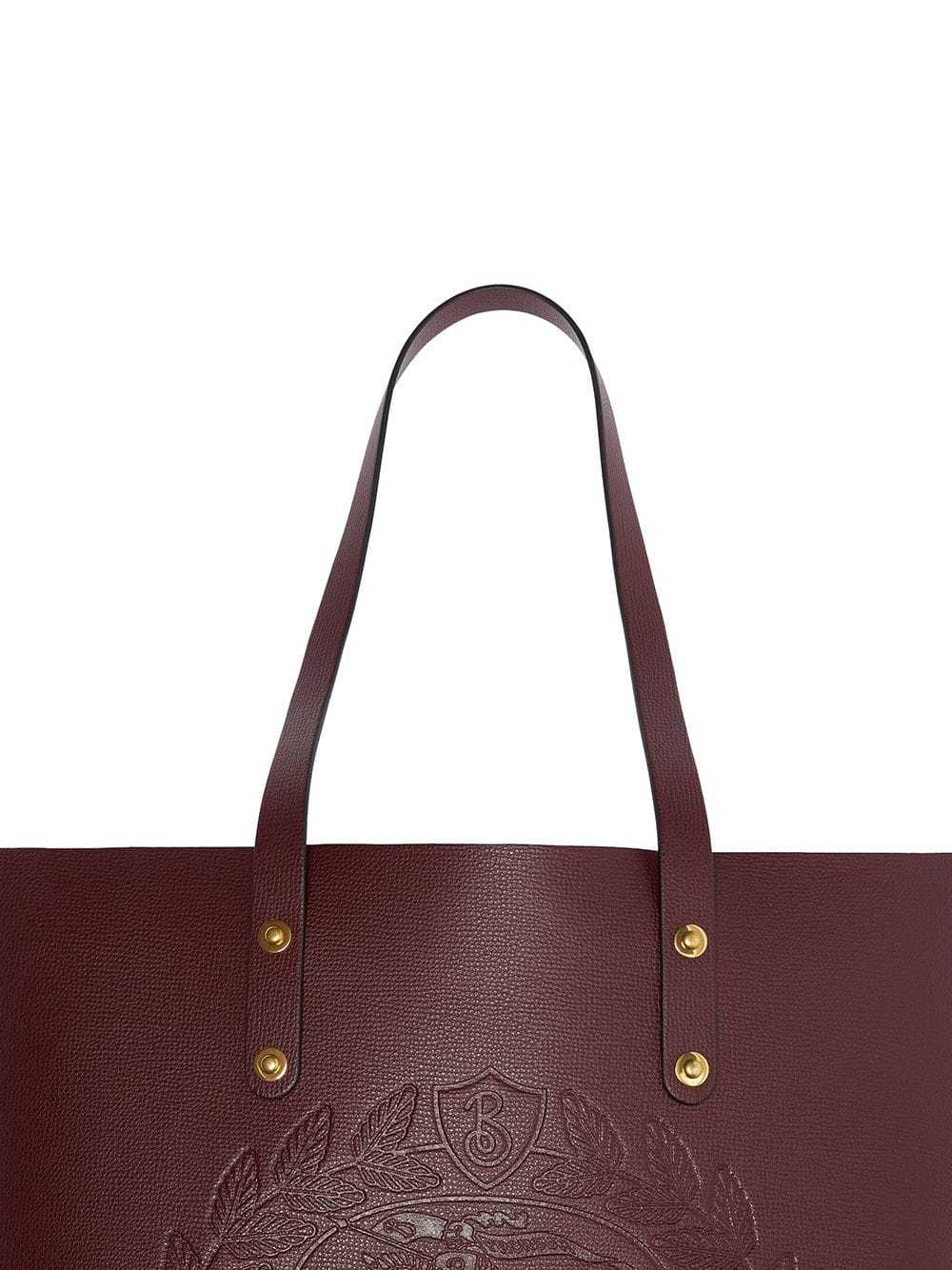 burberry embossed crest small leather tote