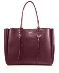 Lanvin Small Tasseled Leather Tote