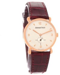 Audemars Piguet 18k Rose Gold Round Vintage Watch
