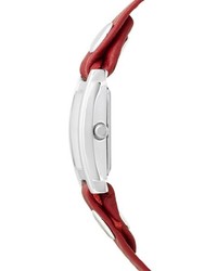 La Mer Collections Leather Wrap Watch 19mm