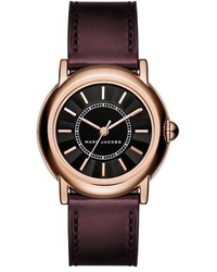 Marc Jacobs Courtney Leather Strap Watch 34mm