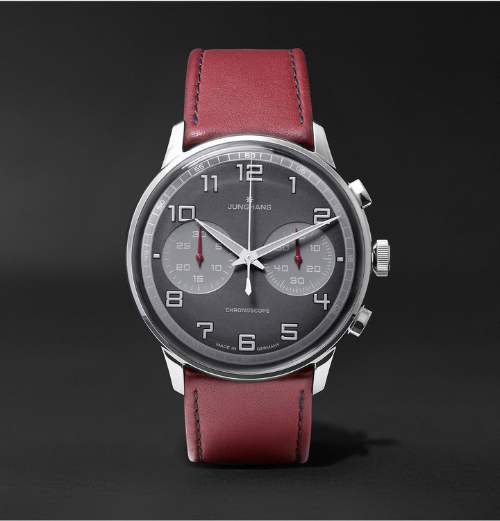 Junghans Meister Driver Chronoscope 45mm Stainless Steel And