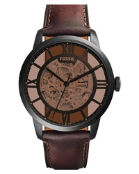 Fossil Townsman Automatic Leather Watch