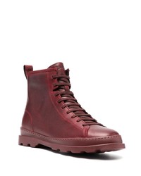 Camper Ankle Lace Up Fastening Boots