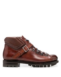 Santoni Leather Ankle Boots