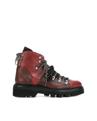 DSQUARED2 Lug Sole Double Laced Ankle Boots