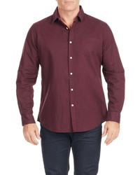 Johnny Bigg Anders Relaxed Fit Button Up Linen Cotton Shirt