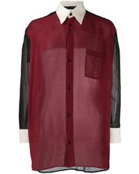 Magliano Colour Block Sheer Shirt