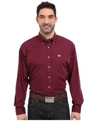 Cinch Long Sleeve Button Down Solid Long Sleeve Button Up