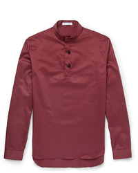 J.W.Anderson Stand Collar Cotton Twill Shirt