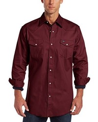 Wrangler Authentic Cowboy Cut Work Western Long Sleeve Shirt