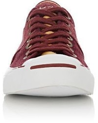 Converse Jack Purcell Johnny Ox Sneakers Burgundy Size 7m