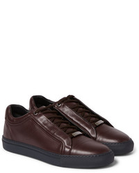 Brioni James Leather Low Top Sneakers