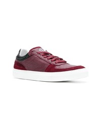 Stone Island Leather Low Top Sneakers