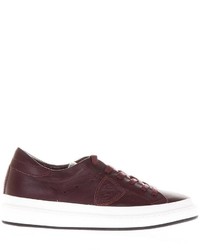 Philippe Model Leather Low Top Sneakers Opera