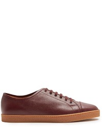 John Lobb Levah Low Top Leather Trainers