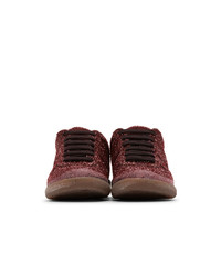 Maison Margiela Red Glitter Replica Sneakers
