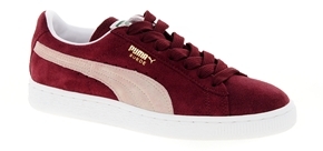 puma suede burgundy