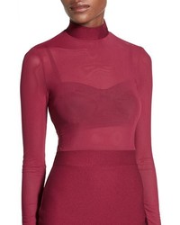 Missguided Sheer Top Body Con Dress