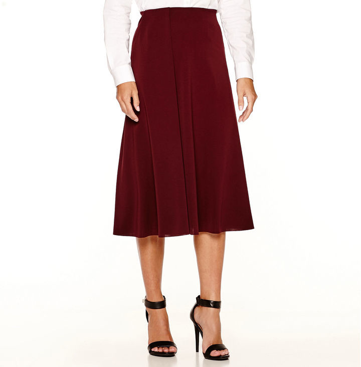 Worthington Worthington Midi Skirt, $17 | jcpenney | Lookastic