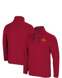 Colosseum Cardinal Iowa State Cyclones Rebound Snap Pullover Jacket At Nordstrom