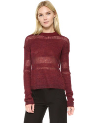 Burgundy Mohair Sweater