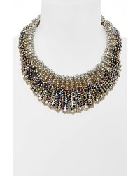 Nakamol Design Graduated Crystal Collar Necklace